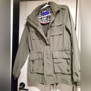 Madden Girl Olive Green Utility Jacket